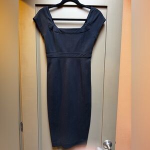 Diane Von Furstenberg Classic Black Midi Dress 0